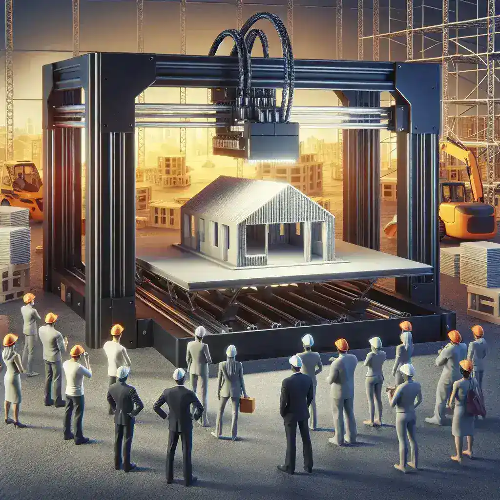 Indústrias usam impressoras 3D gigantes para construção de casas